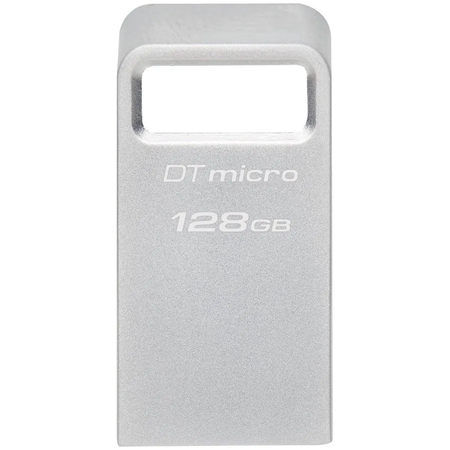 Stick USB Kingston DataTraveler Micro 128GB metal argintiu