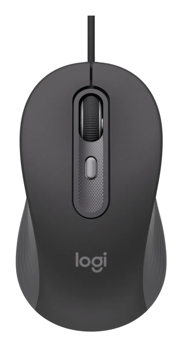 Mouse Logitech M520 USB negru cu design ergonomic