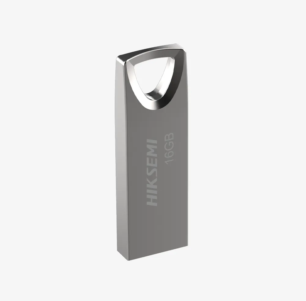 Stick USB 2.0 Hiksemi 16 GB carcasă metalică argintie