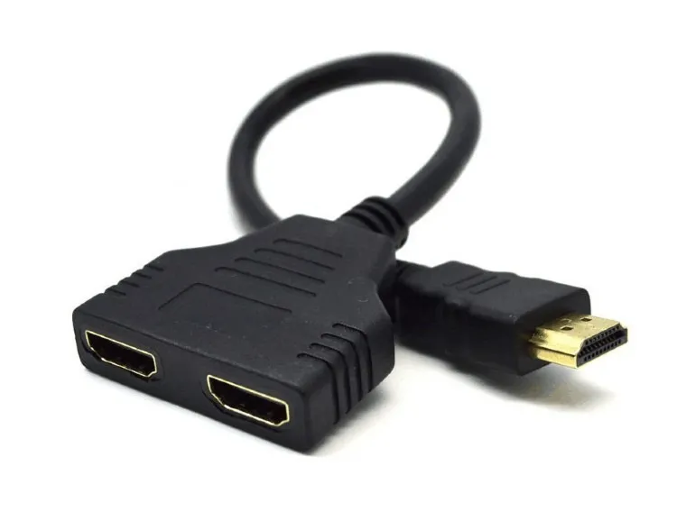 Splitter HDMI Gembird DSP-2PH4-04 negru cu conectori de aur
