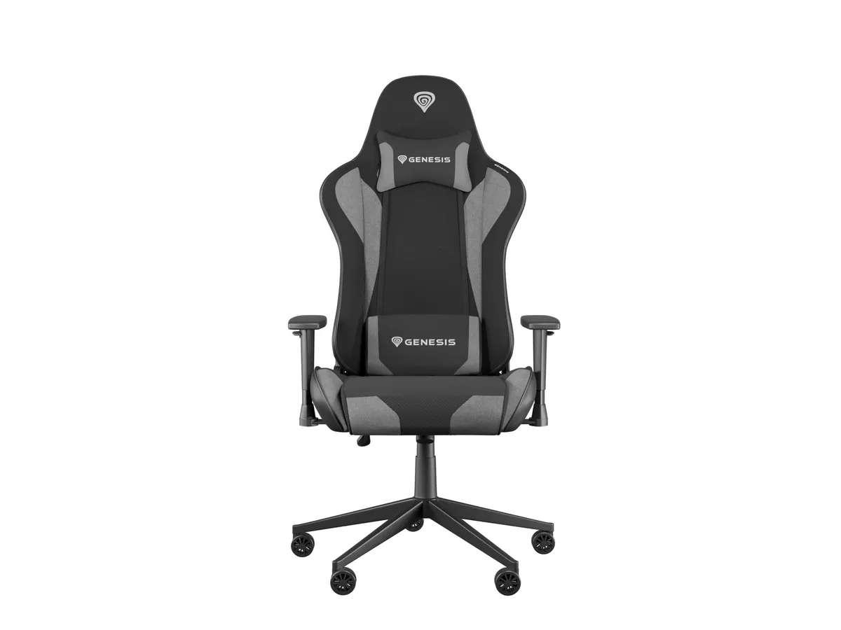 Scaun gaming Genesis Nitro 440 G2 negru și gri cu design ergonomic