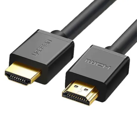 Cablu HDMI 8 metri Ugreen HD104 cu conectori auriți, negru