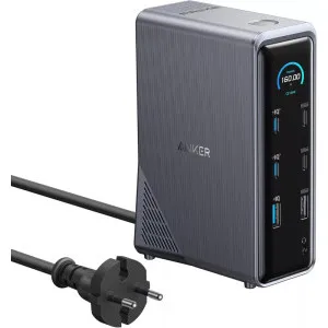 Stație de andocare Anker Prime cu 13 porturi USB-C HDMI 4K negru