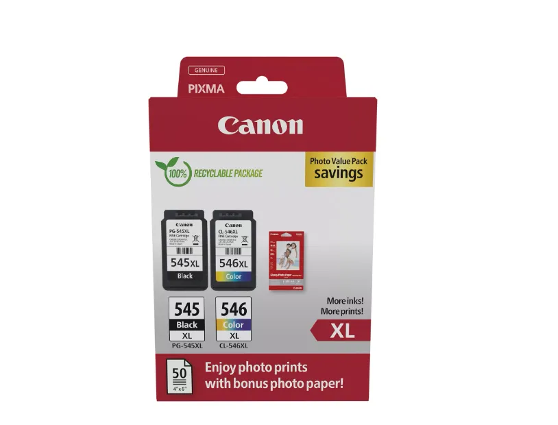 Cartușe Canon PG-545XL CL-546XL combo original negru și color