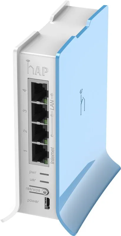 Punct de acces wireless Mikrotik RB941-2ND alb cu antene interne
