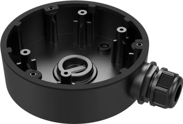 Cutie de joncțiune neagră Hikvision DS-1280ZJ-DM46 pentru camere supraveghere
