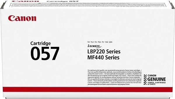 Toner Original Canon CRG-057 Black pentru imprimante I-Sensys LBP și MF
