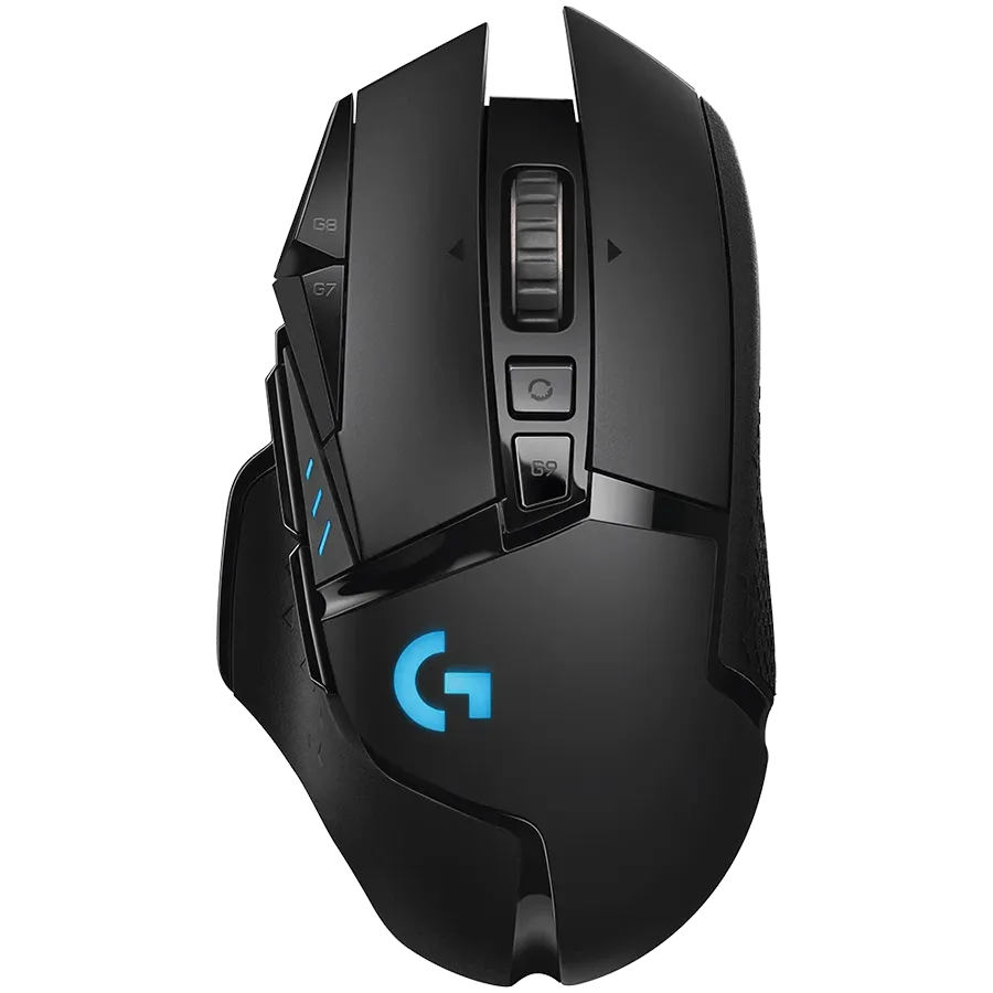 Mouse gaming Logitech G502 X Lightspeed wireless negru cu senzor Hero 25K