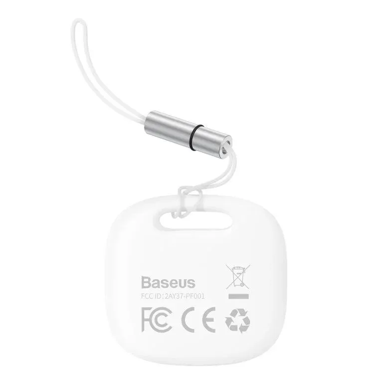 Localizator Baseus T2 Pro tag alb cu baterie 365 zile