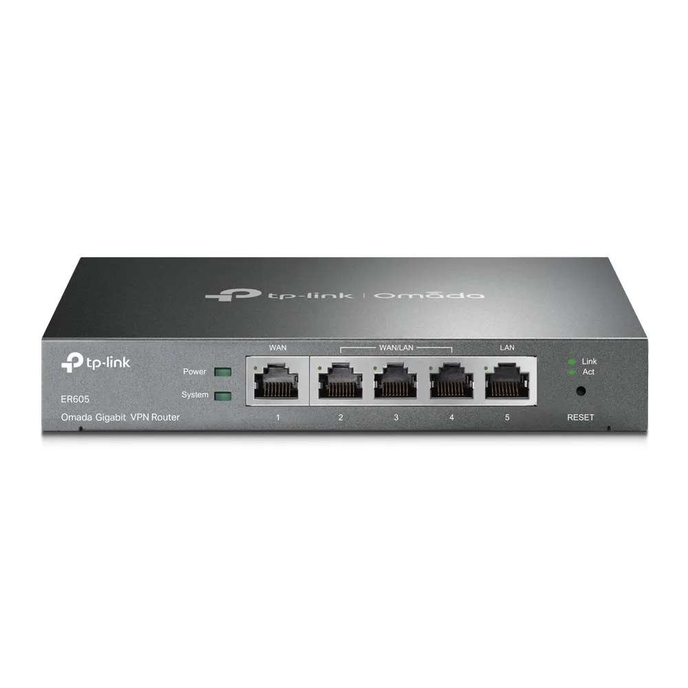 Router TP-Link ER605 cu 5 porturi Gigabit și VPN