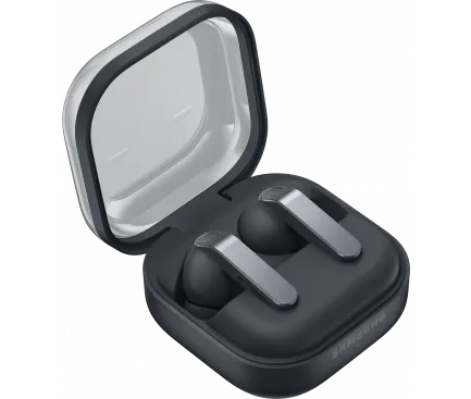 Căști Bluetooth Samsung Galaxy Buds 4 Pro negru cu anulare zgomot activ