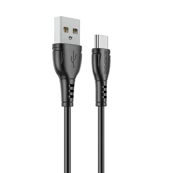 Cablu USB-C Borofone BX51 negru 1 metru 3A