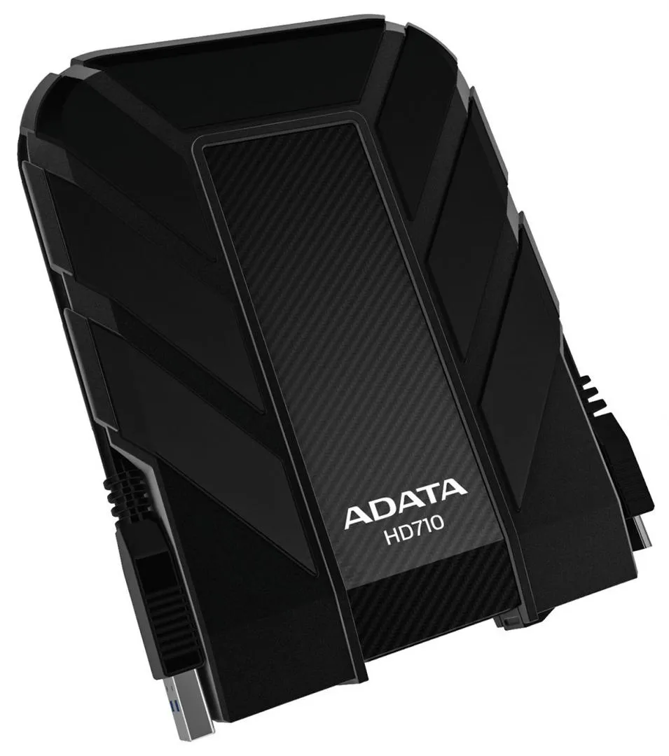 Disc extern ADATA HD710 Pro 2TB negru, USB 3.1, design compact
