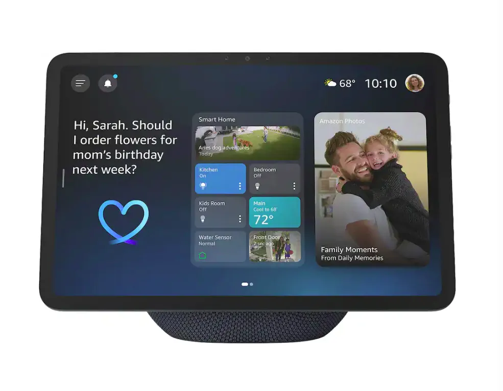 Ecran inteligent Amazon Echo Show 11 2025 Graphite cu display tactil și Alexa