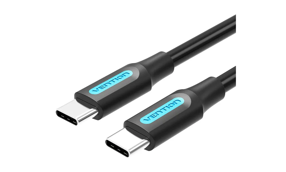 Cablu USB Type-C Vention negru 1m cu invelis PVC