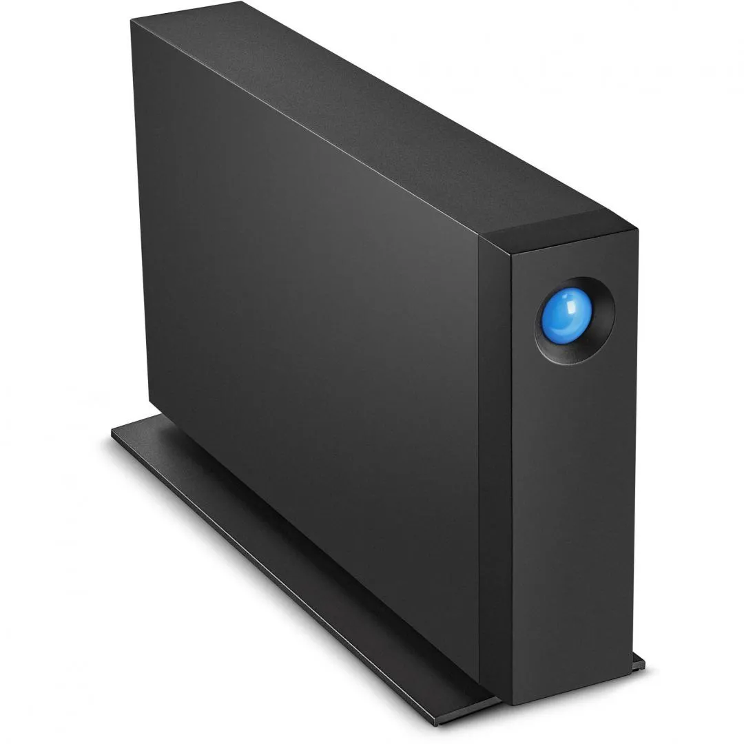 HDD extern Lacie 10TB D2 Professional negru cu port USB 3.1 Type C