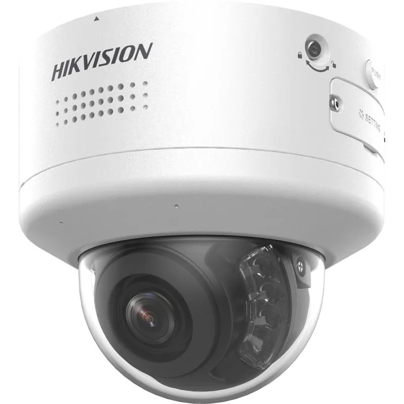Cameră IP dome PTZ 4MP Hikvision cu zoom optic 12x și infraroșu 40m