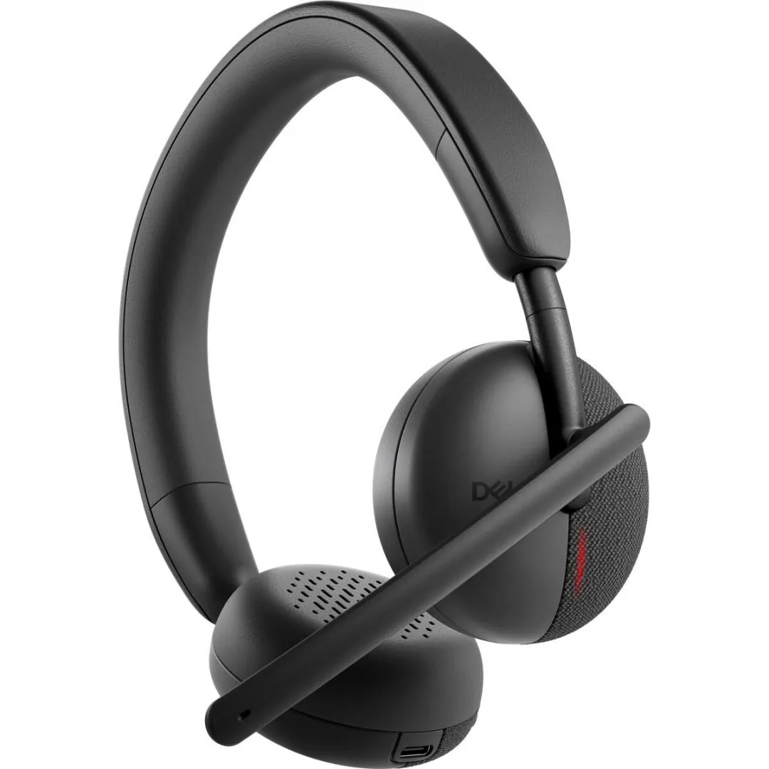 Căști wireless Dell WL3024 negru pentru conferințe și lucru