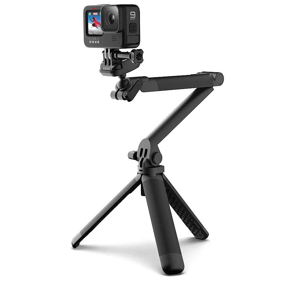 Trepied GoPro 3-Way 2.0 extensibil în poziție trepied cu bază lată