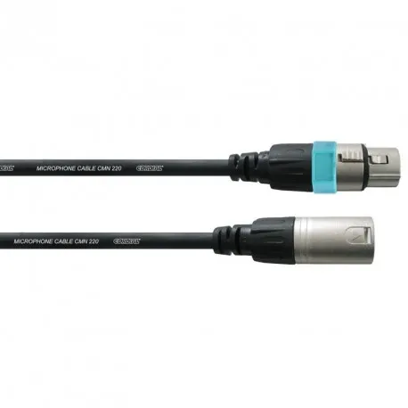 Cablu Microfon Cordial CCM 0.5 FM, XLR-XLR, 0.5m, conectori Neutrik