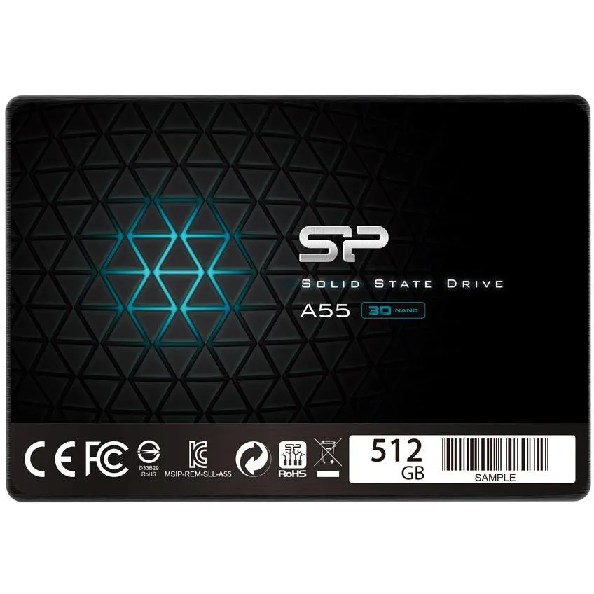 SSD Silicon Power Ace A55 512GB SATA 2.5 inch negru