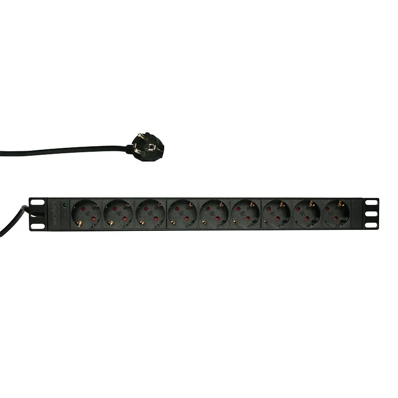 PDU Logilink 1U cu 9 prize Schuko pentru rack 19 inch