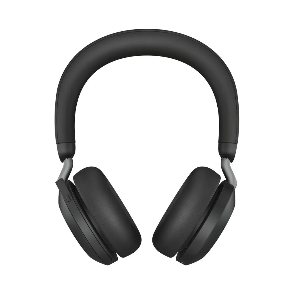 Căști Jabra Evolve2 75 negre cu microfon noise cancelling