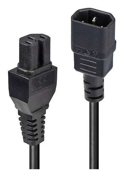 Cablu Alimentare Lindy 1m C14 to C15 pentru Echipamente IT