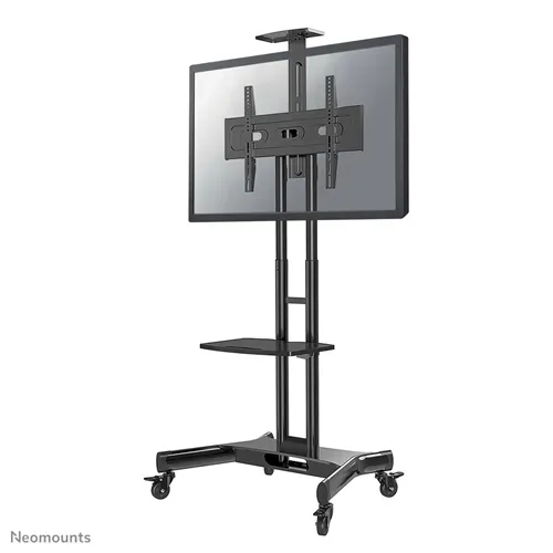 Suport TV mobil negru cu roți pentru televizoare 32-75 inch