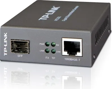 Convertor media TP-Link cu port RJ45 și slot SFP 1000M