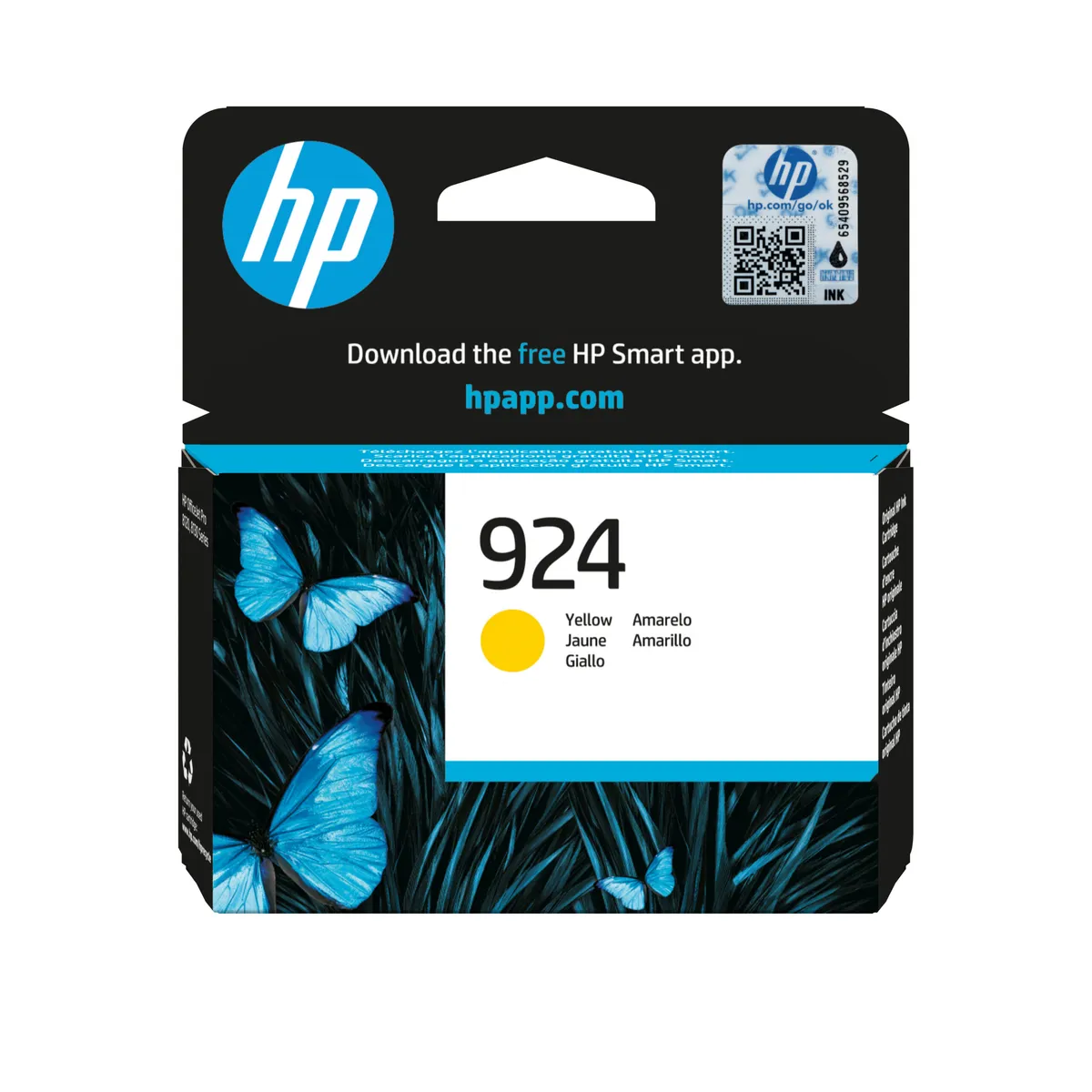 Cartus cerneala original HP 924 galben pentru imprimante OfficeJet Pro