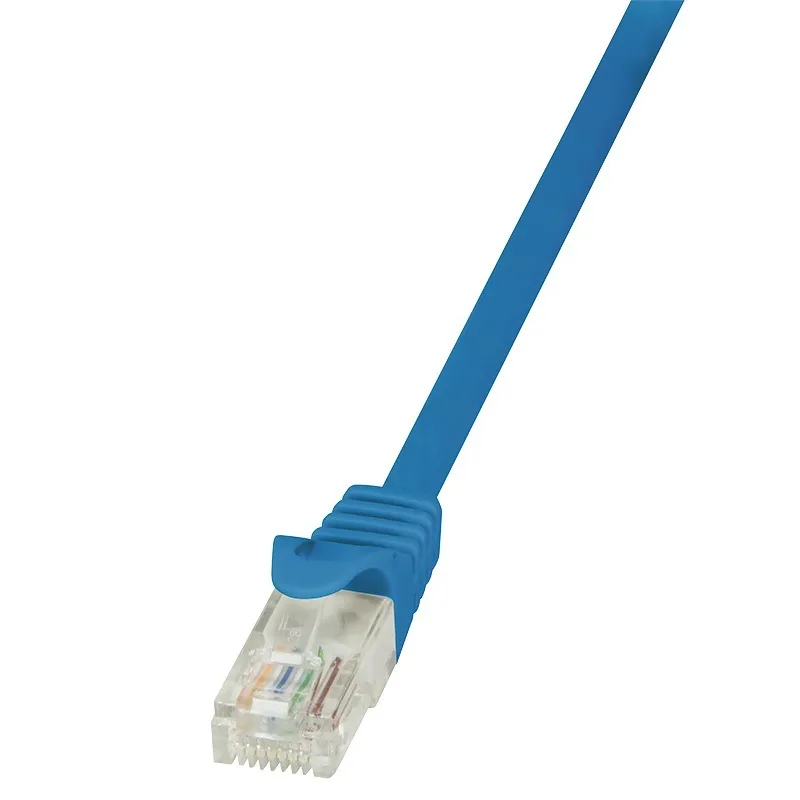 Patch cord UTP Cat6 Logilink 0.25m albastru AWG24