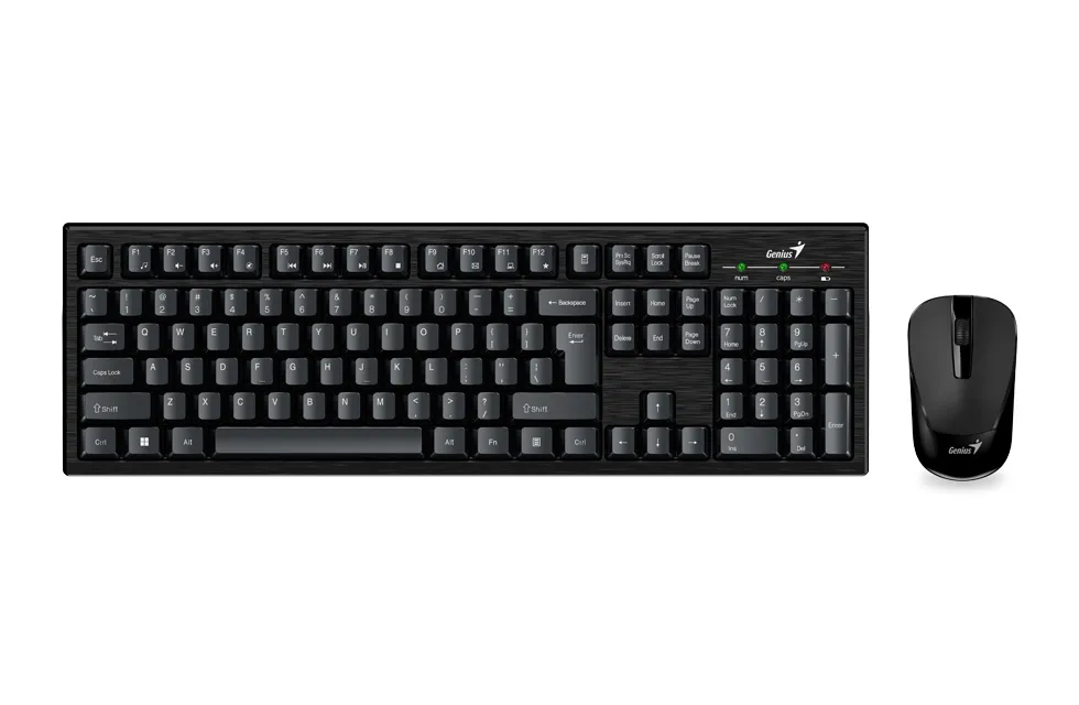 Kit tastatura si mouse wireless Genius KM-8101 negru