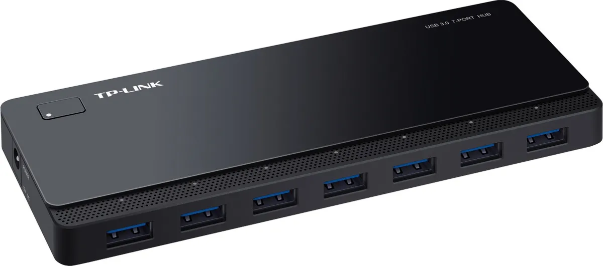 Hub USB TP-LINK UH700 cu 7 porturi USB 3.0 și alimentare rețea