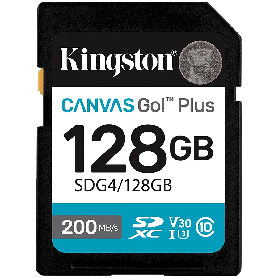 Card SD Kingston Canvas Go Plus 128GB Class 10 UHS-I