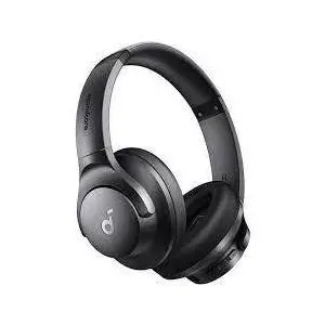 Căști Anker Q20i negre wireless cu ANC hibrid și 60 ore autonomie