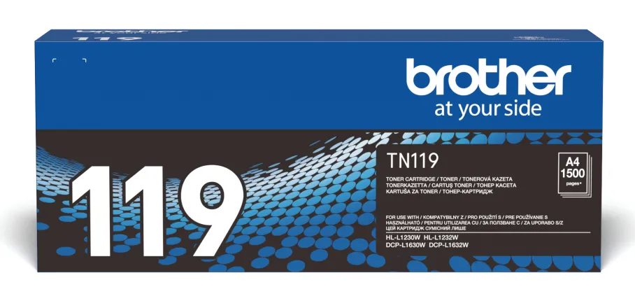 Toner original Brother TN119 negru cu ambalaj original