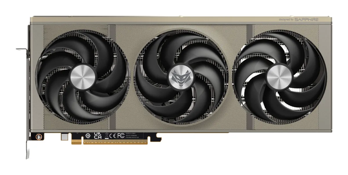 Placa video SAPPHIRE NITRO+ AMD RADEON RX 9070 16GB front view