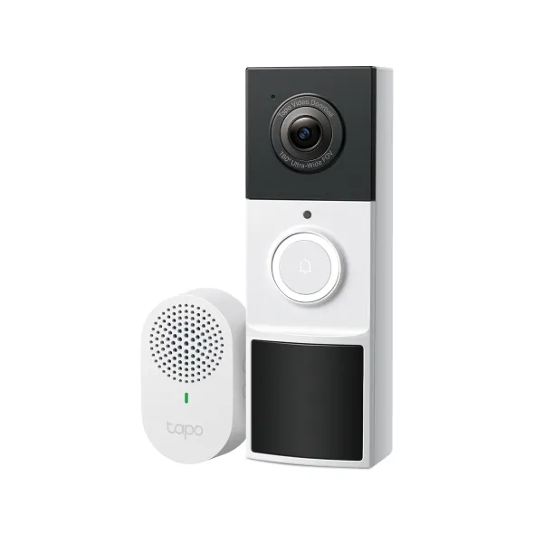Sonerie video inteligentă TP-Link Tapo D210 rezoluție 2K negru