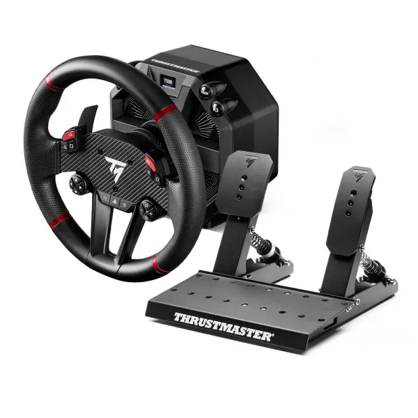 Volan Thrustmaster T598-P negru cu pedale progresive pentru PC și PS5