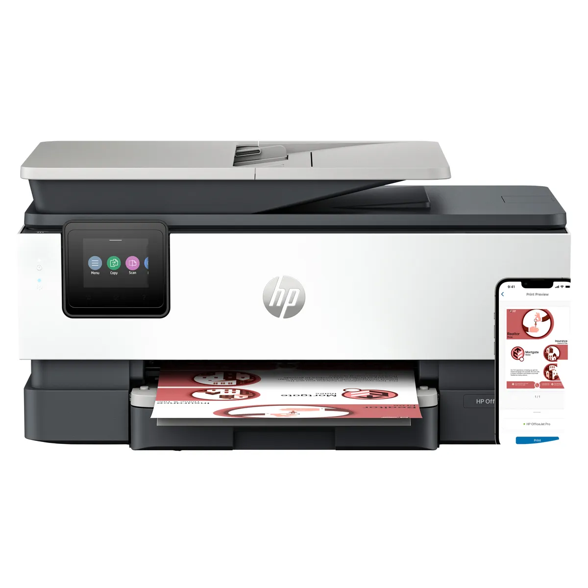 Imprimantă Multifuncțională HP OfficeJet Pro 8132e Color cu Scanare și Copiere