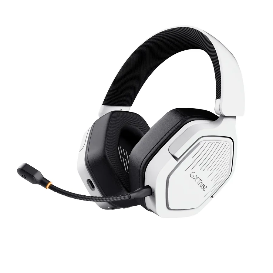 Căști wireless Trust GXT 493PS Carus albe cu microfon