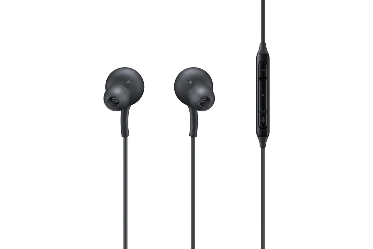 Căști Samsung EO-IC100 USB-C negre cu microfon integrat