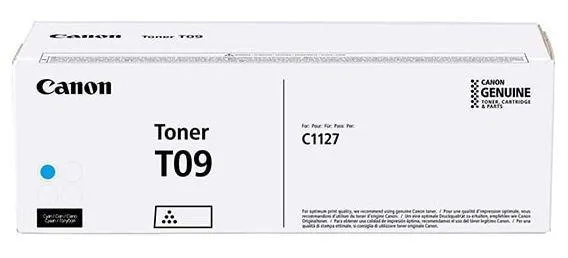 Toner Original Canon Cyan T09C pentru imprimanta ISX C1127
