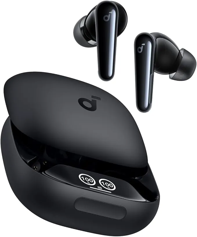 Căști Anker Soundcore Liberty 4 Pro negru cu anulare activ a zgomotului