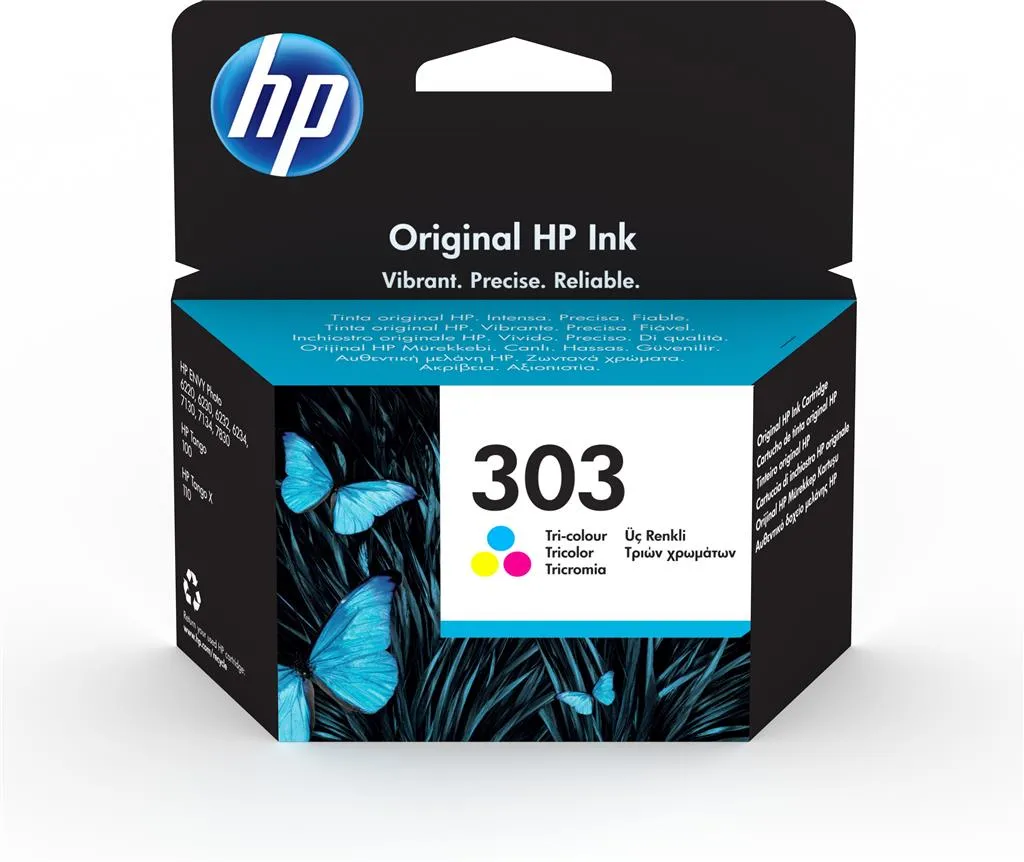Cartus cerneala original HP 303 color pentru Envy Inspire