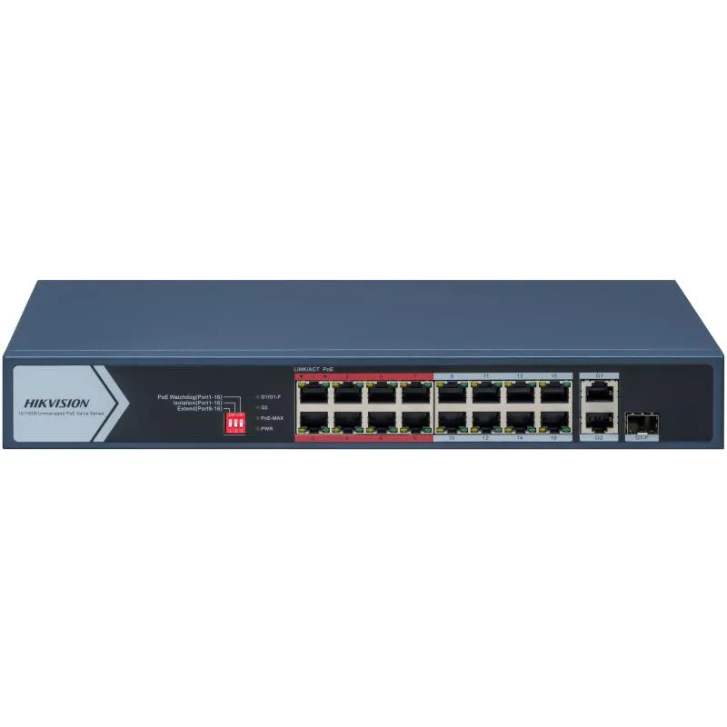 Switch POE profesional 18 porturi 130W management rețea