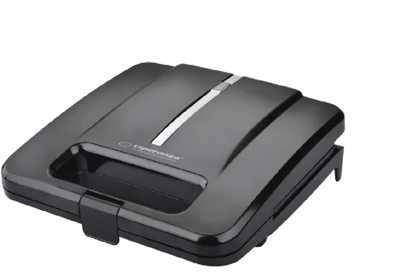 Prăjitor de pâine sandwich maker Esperanza Parmigiano negru 1000W