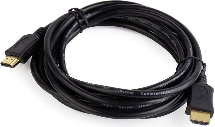 Cablu HDMI Gembird 1.8 metri cu conectori auriți negru