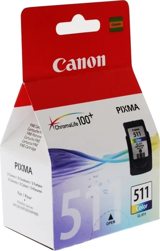 Cartus cerneala original Canon CL-511 Color pentru imprimante Pixma